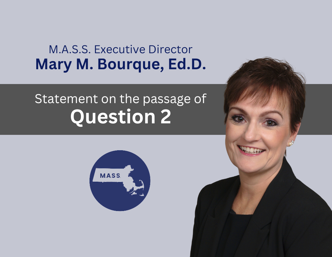 Mary Bourque statement on Question 2